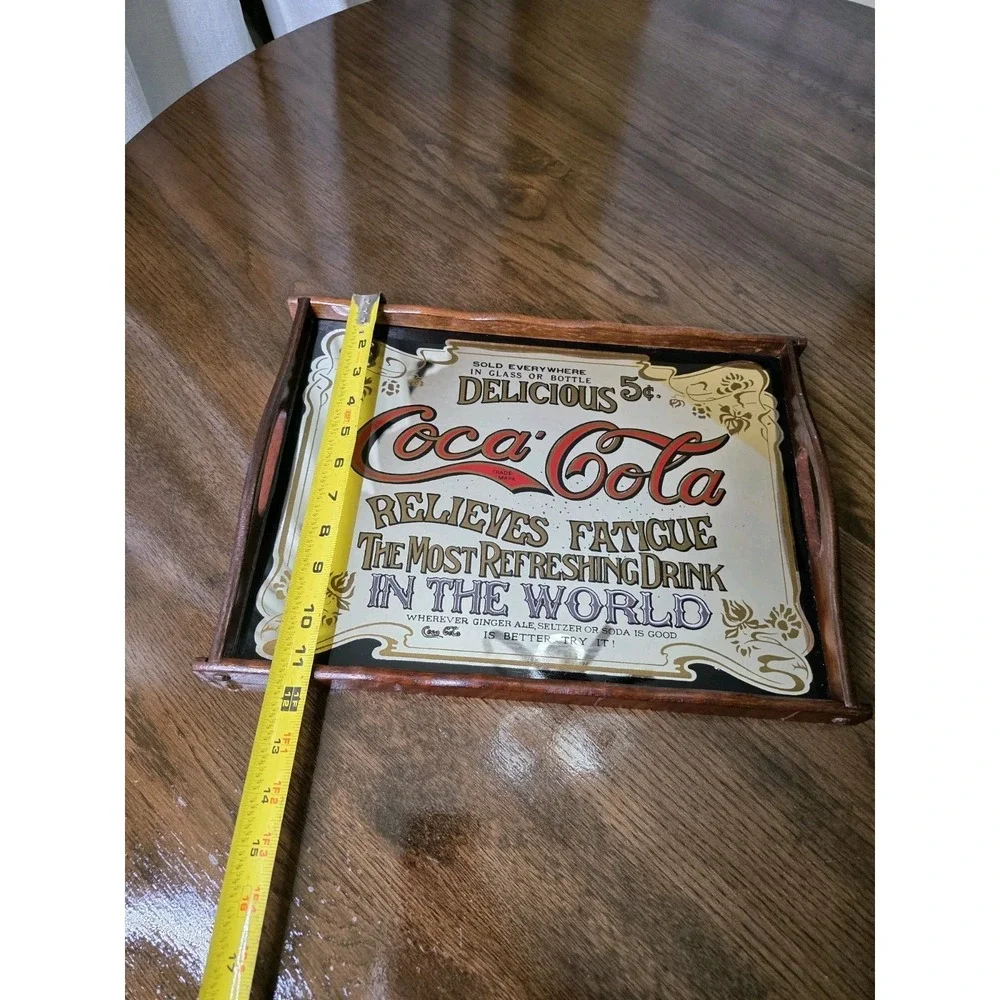 Vintage Coca-Cola‎ Mirror Serving Tray (H4) S#535